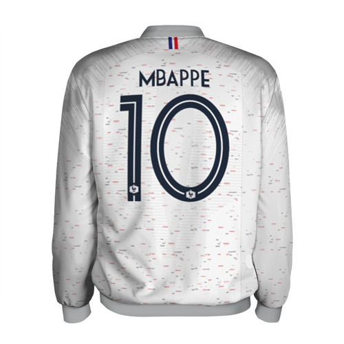 Мужской бомбер 3D Mbappe away WC 2018, цвет меланж - фото 2