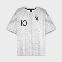 Мужская футболка oversize 3D Mbappe away WC 2018