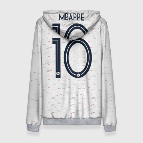 Женский костюм с толстовкой 3D Mbappe away WC 2018, цвет меланж - фото 2