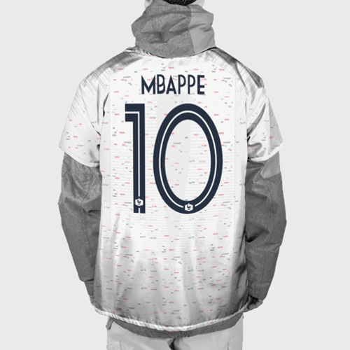 Накидка на куртку 3D Mbappe away WC 2018, цвет 3D печать - фото 2