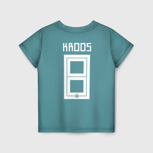 Детская футболка 3D Kroos away WC 2018, цвет 3D печать - фото 2
