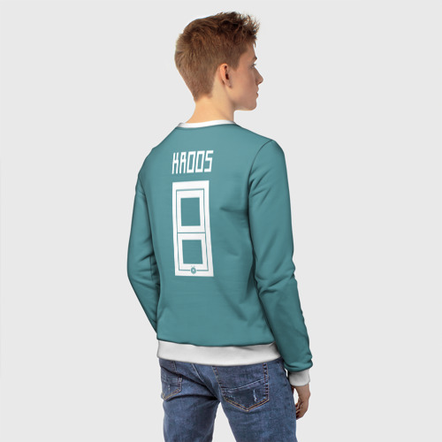 Детский свитшот 3D Kroos away WC 2018, цвет 3D печать - фото 4