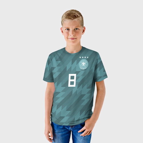 Детская футболка 3D Kroos away WC 2018, цвет 3D печать - фото 3