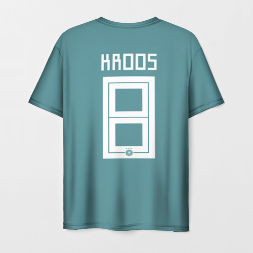 Мужская футболка 3D Kroos away WC 2018 - фото 2