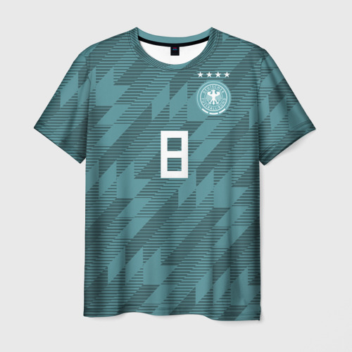 Мужская футболка 3D Kroos away WC 2018