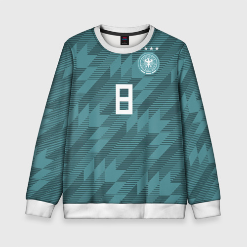 Детский свитшот 3D Kroos away WC 2018, цвет 3D печать