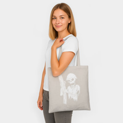 Шоппер BioNature Скелетон геодезист бел - фото 2