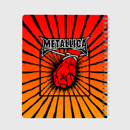 Тетрадь Metallica, цвет клетка - фото 2