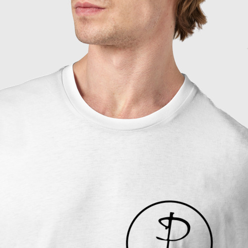 Мужская футболка хлопок Pink Floyd, цвет белый - фото 6