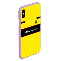 Чехол для iPhone XS Max матовый Lamborghini - фото 2