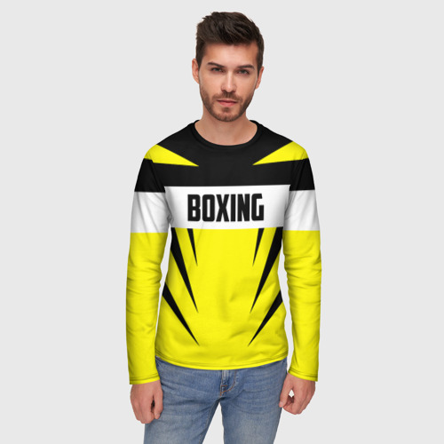 Мужской лонгслив 3D Boxing, цвет 3D печать - фото 3