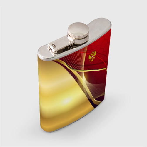 Фляга Russia sport: Red and Gold - фото 2