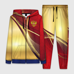 Женский костюм 3D Russia sport: Red and Gold