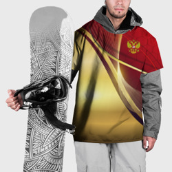 Накидка на куртку 3D Russia sport: Red and Gold