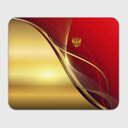 Прямоугольный коврик для мышки Russia sport: Red and Gold