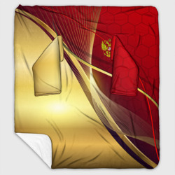 Плед с рукавами Russia sport: Red and Gold