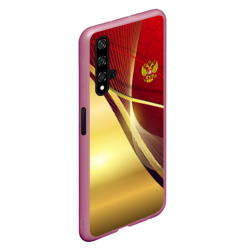 Чехол для Honor 20 Russia sport: Red and Gold - фото 2