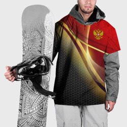 Накидка на куртку 3D Russia sport: red and black