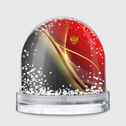 Игрушка Снежный шар Russia sport: red and black