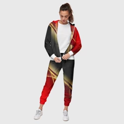 Женский костюм 3D Russia sport: red and black - фото 2