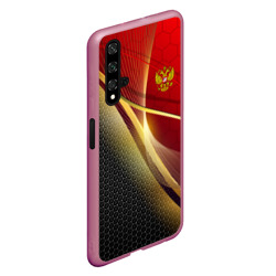 Чехол для Honor 20 Russia sport: red and black - фото 2