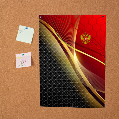 Постер Russia sport: red and black - фото 2