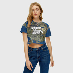 Женская футболка Crop-top 3D GTA - фото 2