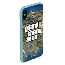 Чехол для iPhone XS Max матовый GTA - фото 2