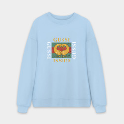 Мужской свитшот oversize без начеса хлопок Gussi