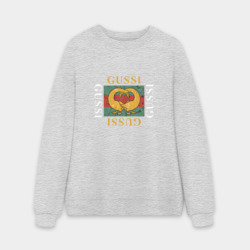 Мужской свитшот oversize без начеса хлопок Gussi