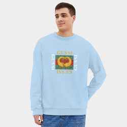 Мужской свитшот oversize без начеса хлопок Gussi - фото 2