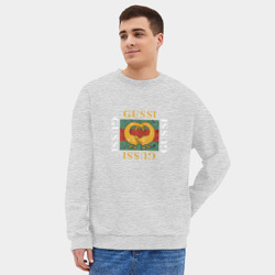 Мужской свитшот oversize без начеса хлопок Gussi - фото 2