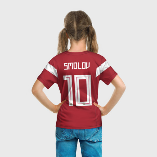 Детская футболка 3D Smolov WC 2018, цвет 3D печать - фото 6