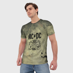 Мужская футболка 3D AC DC - фото 2