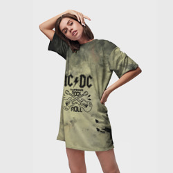 Платье-футболка 3D AC DC - фото 2