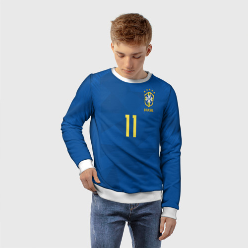 Детский свитшот 3D Coutinho away WC 2018, цвет 3D печать - фото 3