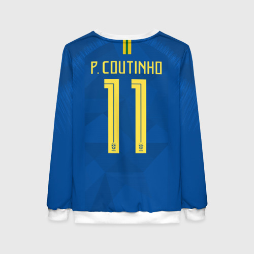 Женский свитшот 3D Coutinho away WC 2018, цвет 3D печать - фото 2