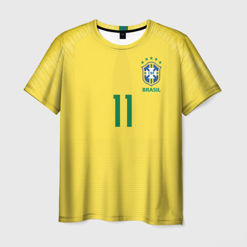 Мужская футболка 3D Coutinho home WC 2018