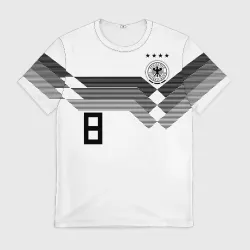 Мужская футболка 3D Kroos home WC 2018