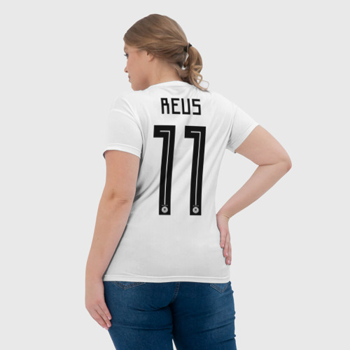 Женская футболка 3D Reus home WC 2018, цвет 3D печать - фото 7
