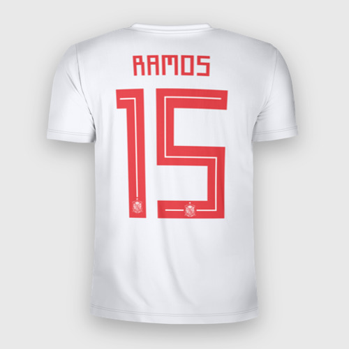 Мужская футболка 3D Slim Ramos away WC 2018, цвет 3D печать - фото 2