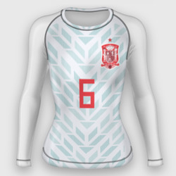 Женский рашгард 3D Iniesta away WC 2018