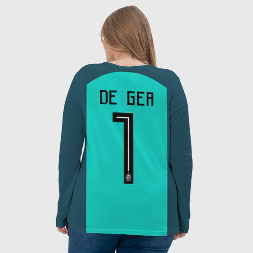 Женский лонгслив 3D De Gea WC 2018, цвет 3D печать - фото 7