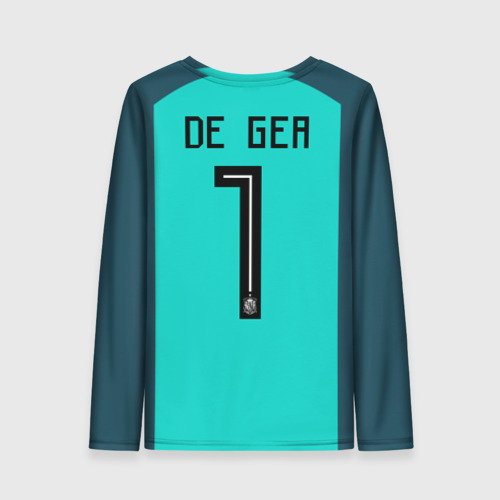 Женский лонгслив 3D De Gea WC 2018, цвет 3D печать - фото 2