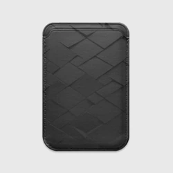Картхолдер Magsafe магнитный Abstraction black cells diamonds squares