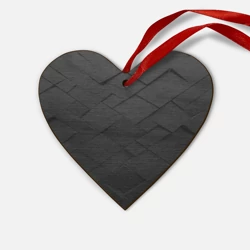 Деревянная игрушка Сердце Abstraction black cells diamonds squares