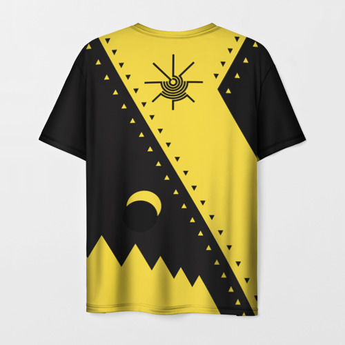 Мужская футболка 3D Солнечная геометрия, цвет 3D печать - фото 2