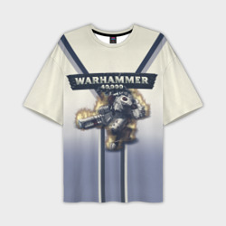 Мужская футболка oversize 3D Warhammer 40000: Tau Empire