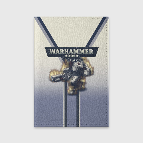 Обложка для паспорта матовая кожа Warhammer 40000: Tau Empire