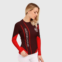 Женский рашгард 3D Kickboxing - фото 2